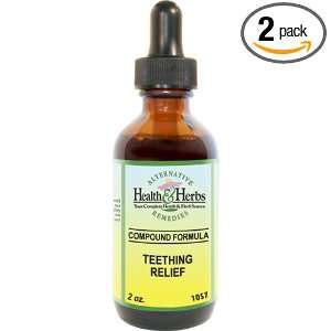   Herbs Remedies Teething, 1 Ounce Bottle (Pack of 2) Health & Personal