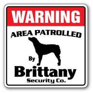   Security Sign Area Patrolled by pet signs Patio, Lawn & Garden