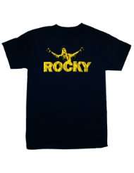 Rocky Balboa Vintage Style Distressed Logo Movie T Shirt Tee