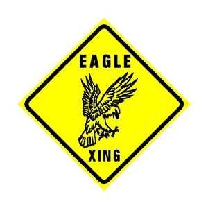  EAGLE CROSSING sign * street endangered bird