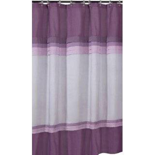 Creative Bath Products Inc. S1074PUR Pleats Shower Curtain, Purple