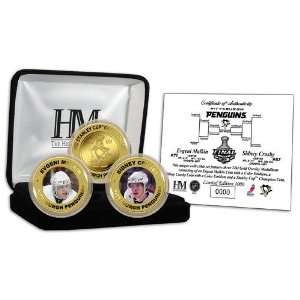 Pittsburgh Penguins 2009 NHL Stanley Cup Champions 24KT Gold 3 Coin 