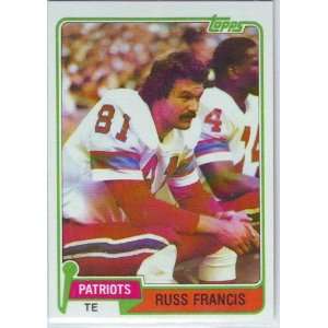  1981 Topps Football New England Patriots Team Set Sports 