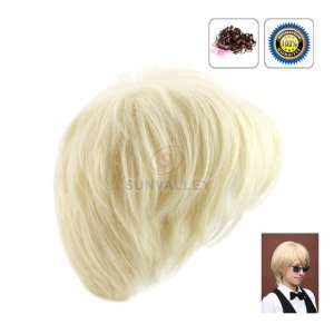   Uspicy Short Blonde Wig ,Best for Cool Guys and for COSPLAY Beauty