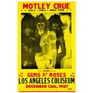  Motley Crue Concert Poster