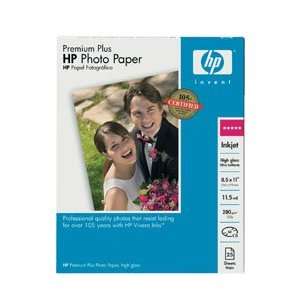  HP PREM PLUS PHOTO PAPER   25 SHTS 8.5X 11 HIGH GLS 