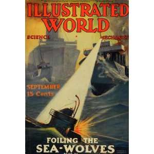  1918 Cover Foilign the Sea Wolves Chester Lawrence Art 