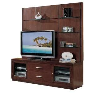  Modus Furniture Hudson AV Wall 72 Inch Media Console and 