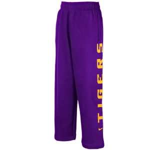   Nike LSU Tigers Youth Purple Fleece Pants (X Large)