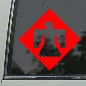 45th Infantry Division Thunderbird Red Decal Car Red 