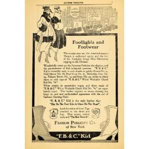  1917 Ad Fashion Publicity Footwear Shoes Boots Clothing 