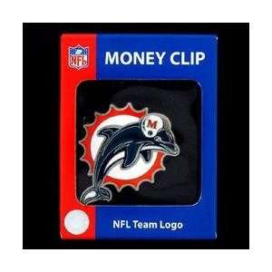  Large Logo Money Clip   Miami Dolphins
