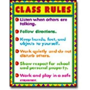  Carson Dellosa Cd 6296 Chartlet Class Rules 17 X 22 Toys & Games