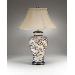 29 Trailing Blue Vine Porcelain Table Lamp by Home Gallery Stores 