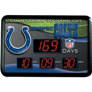    16.25x11 Countdown Clock Indianapolis Colts