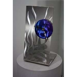  Abstract Metal Sculpture Clock by Wilmos