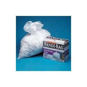 Handi Bag Super Value Packs, Drawstring Bags, 13 Gal, White, 60 Bags 