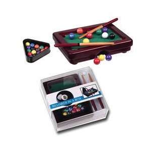  Billiards in a Box Pool Game in Miniature Toys & Games