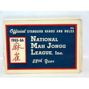   League Official Standard Hands and Rules 1965 66 