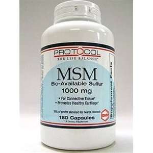  MSM Bio Available Sulfur 180 Capsules Health & Personal 