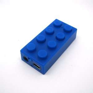  Building block Blue Mini  Player Supports 8GB Micro SD Card 