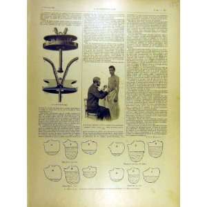  1898 Phonendoscope Medical Bianchi Stomach Doctor