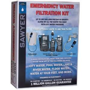  Sawyer Emergency Squeeze Water Filter System with Bucket 