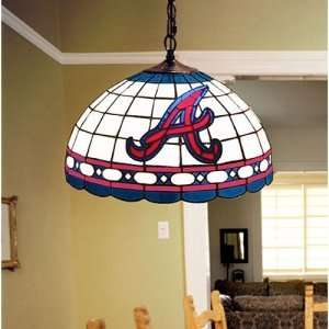  Atlanta Braves MLB Stained Glass Hanging Ceiling Lamp 