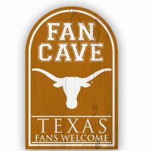  Wincraft Texas Longhorns 11X17 Fan Cave Wood Sign Sports 