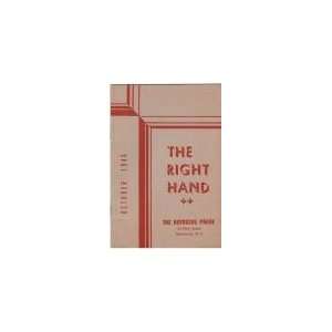  The Right Hand October 1946 The Reynolds Press Providence 