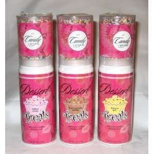   Candy Sprinkles, Lot Featuring 3 Flavors Cotton Candy, Butterscotch