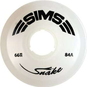  Sims Street Snake 66mm 84a White Skate Wheels Sports 