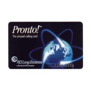 Collectible Phone Card Pronto RCI Long Distance   RochesterTel 