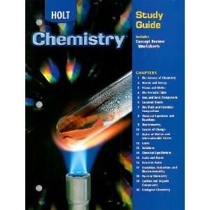  Holt Chemistry Study Guide [Paperback] Holt Rinehart & Winston Books