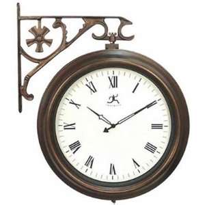  Two Sided Clock With Bracket