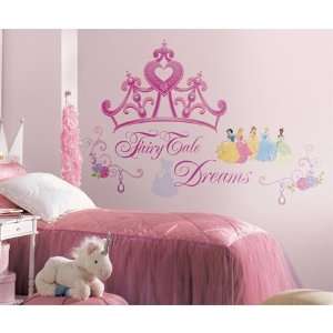  Disney Princess   Princess Crown Peel & Stick Giant Wall 