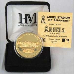  Los Angeles Angels of Anaheim   Angel Stadium   24KT Gold 
