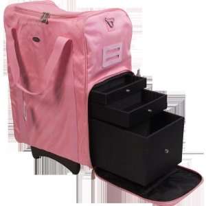  Pink Trolley Case W/Divider   827970 Beauty