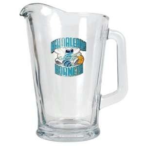 New Orleans Hornets NBA 60oz Glass Pitcher   Primary Logo  