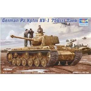  PzKpfm KV1 756 Captured Tank 1 35 Trumpeter Toys & Games