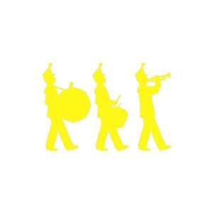  Marching Band YELLOW Vinyl window decal sticker Office 