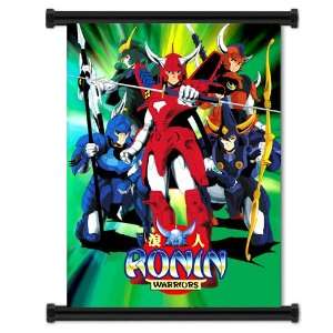 Ronin Warriors Anime Fabric Wall Scroll Poster (32x42) Inches