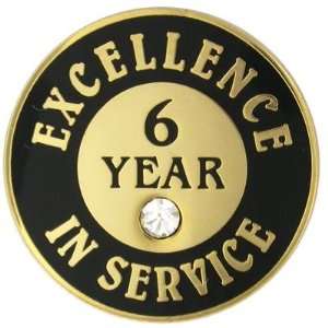  Excellence In Service Pin   6 Years Jewelry