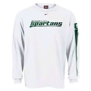   Spartans White Speed Kills Long Sleeve T shirt