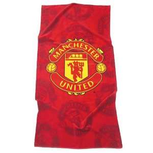 Manchester United FC   Official Velour Towel  Kitchen 