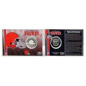  Cleveland Browns Team History Coin Card