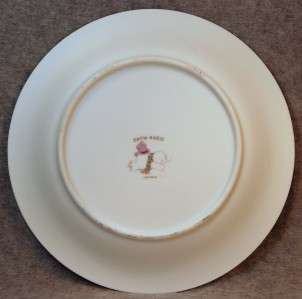 VINTAGE SNOW MARIO SNOWMAN ON ICE SKATES COLLECTOR PLATE   MADE IN 