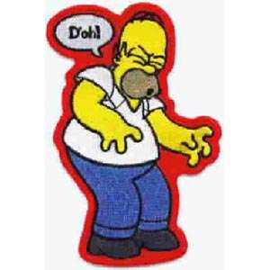 Simpsons Homer Simpson Figure Saying Doh Patch  