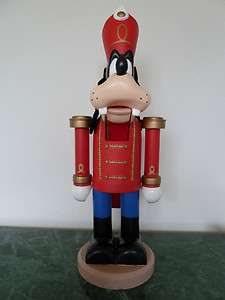 Disney Goofy Wood Band Leader Nutcracker 15 Tall Collectible Very 