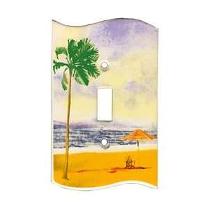 Tropical Beach Light Switch Cover